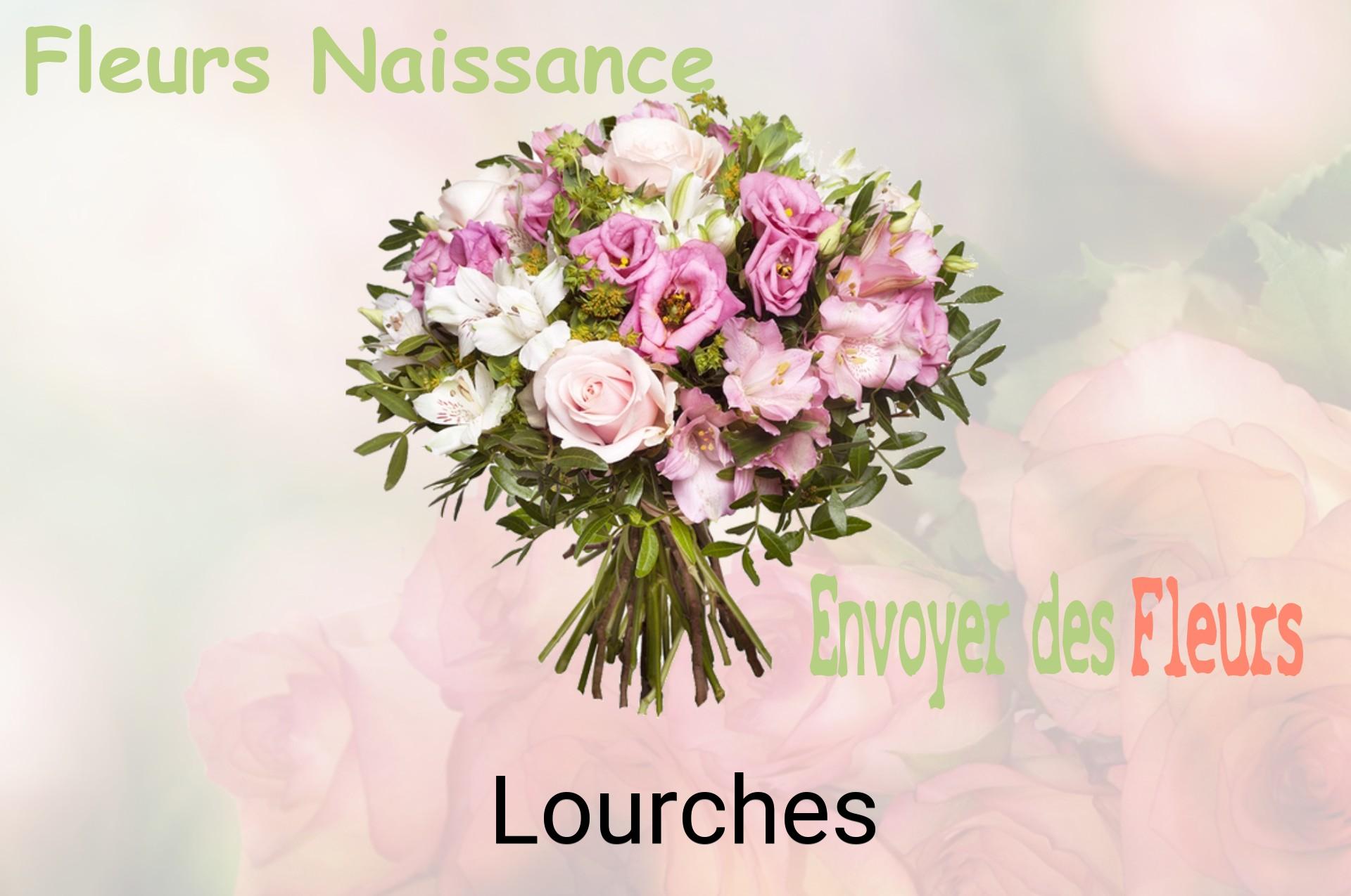 Bouquet de fleurs de naissance livré à Lourches